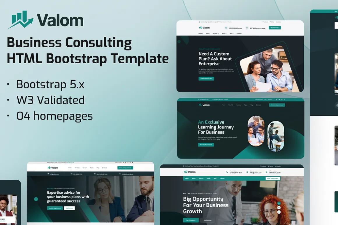 Valom - Consultancy HTML Template
