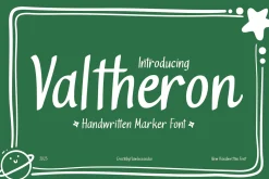 Valtheron - Handwritten Font
