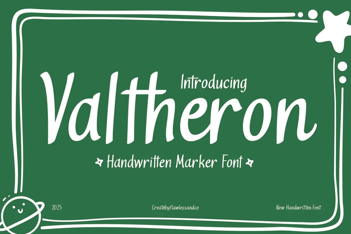 Valtheron - Handwritten Font