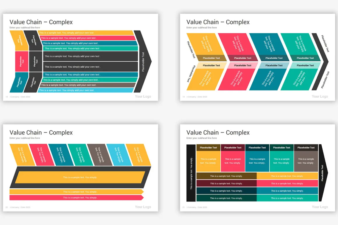 Value Chain PowerPoint Diagrams