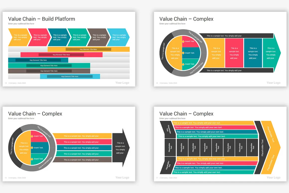 Value Chain PowerPoint Diagrams