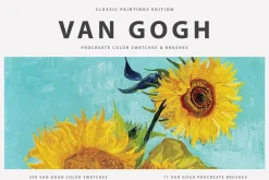 Van Gogh's Procreate Brushes