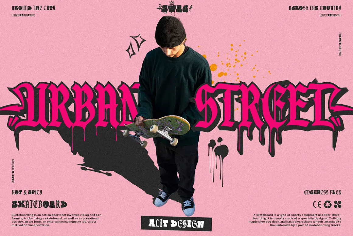 Vandal Street Graffiti Font
