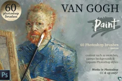 VanGogh Paint Photoshop Brush Bundle