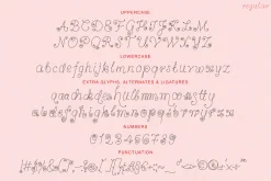 Vanilla Snail Curly Font Collection