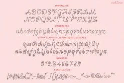 Vanilla Snail Curly Font Collection