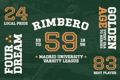 Varsity Font - Houston