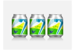 Vector craft beer can