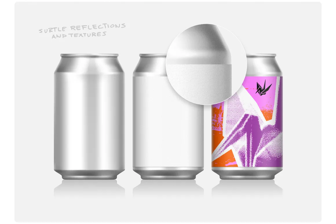 Vector craft beer can