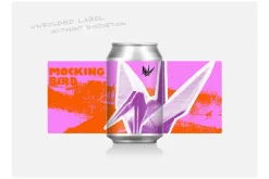 Vector craft beer can