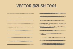 20 Vector Brushes Set