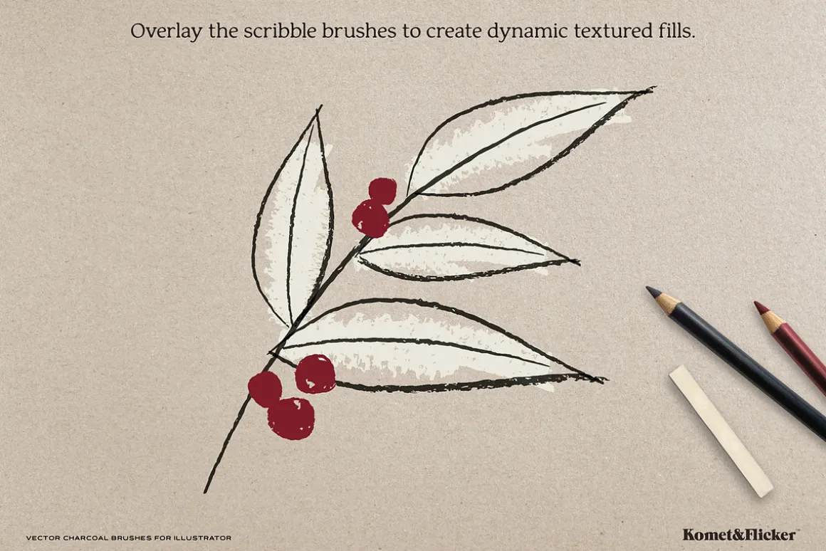 Vector Charcoal Brushes
