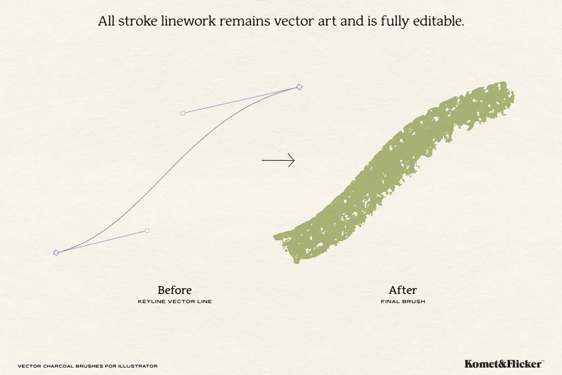 Vector Charcoal Brushes