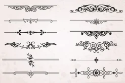 48 Vector Divider Design Elements