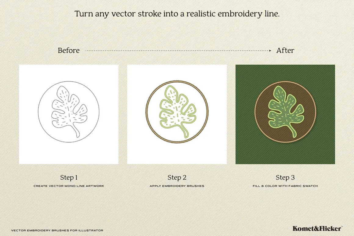 Vector Embroidery Brushes