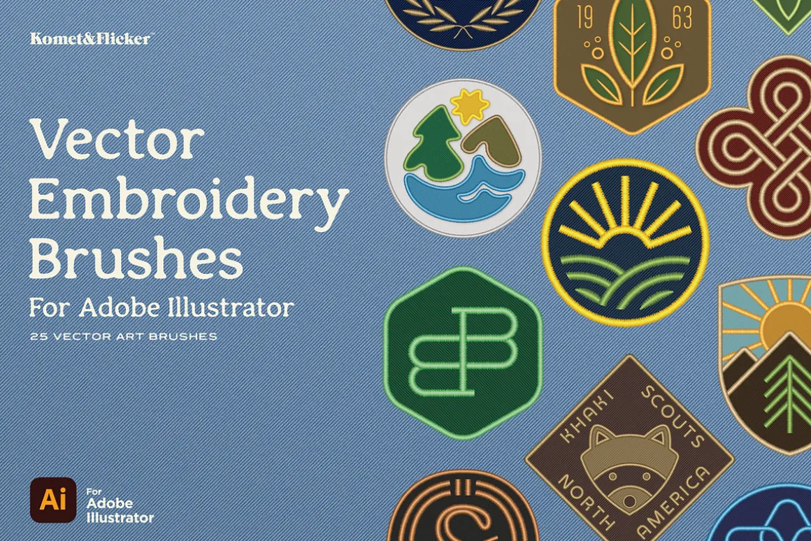 Vector Embroidery Brushes