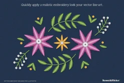 Vector Embroidery Brushes