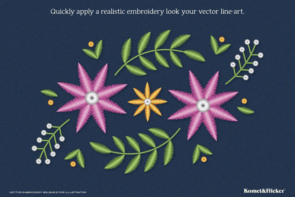 Vector Embroidery Brushes
