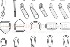 Vector Garment Accessories & Brushes