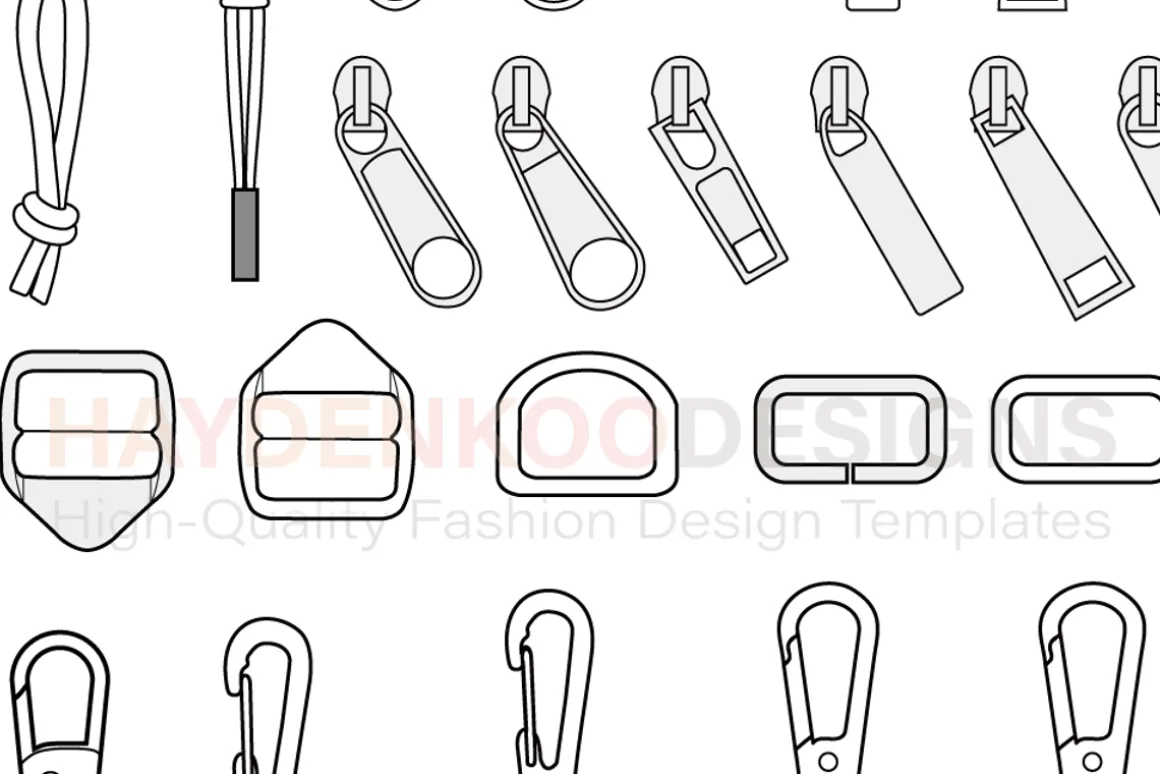 Vector Garment Accessories & Brushes