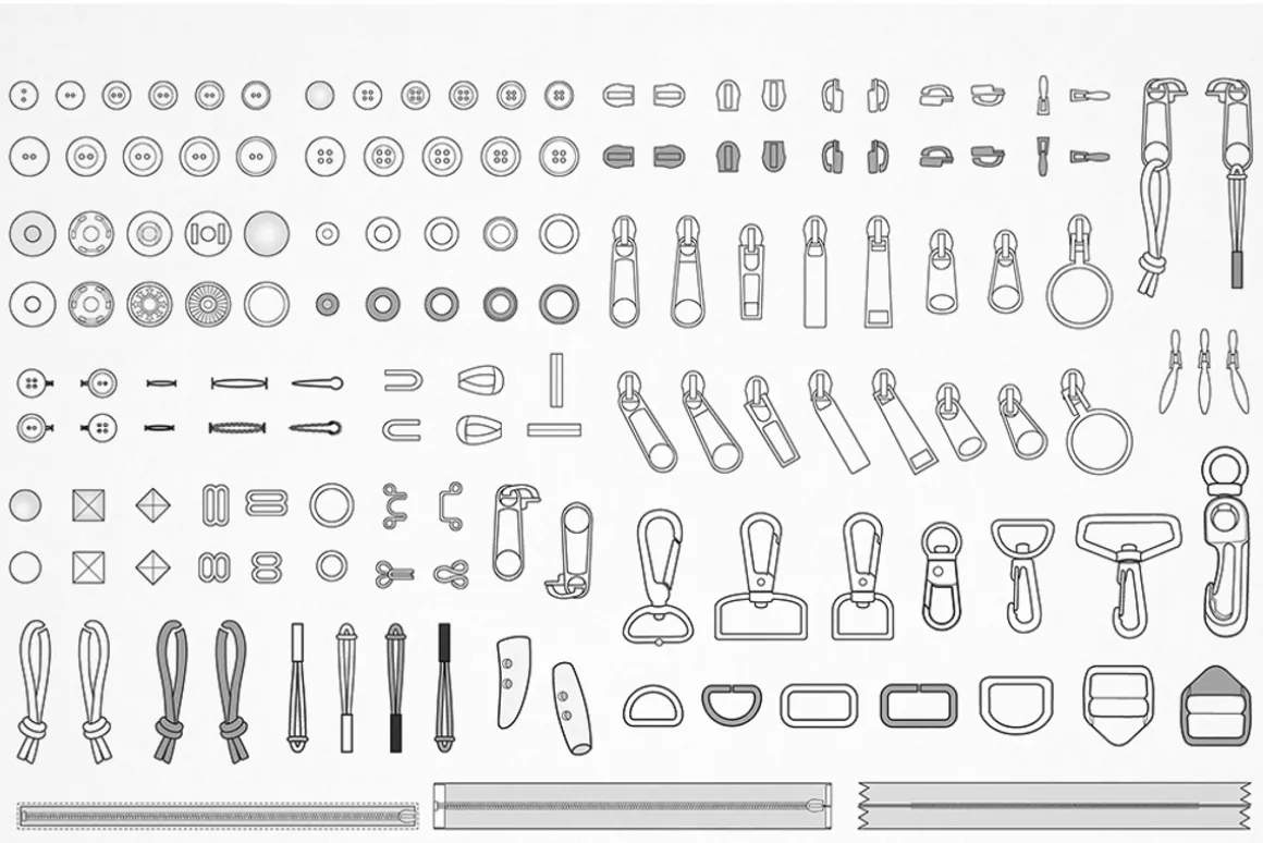 Vector Garment Accessories & Brushes