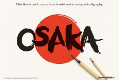 Vector Ink Calligraphy Brushes