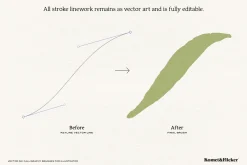 Vector Ink Calligraphy Brushes