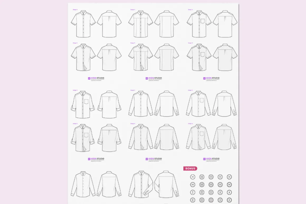 Vector Shirt Design Set