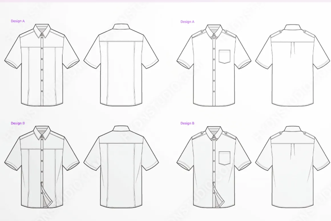 Vector Shirt Design Set