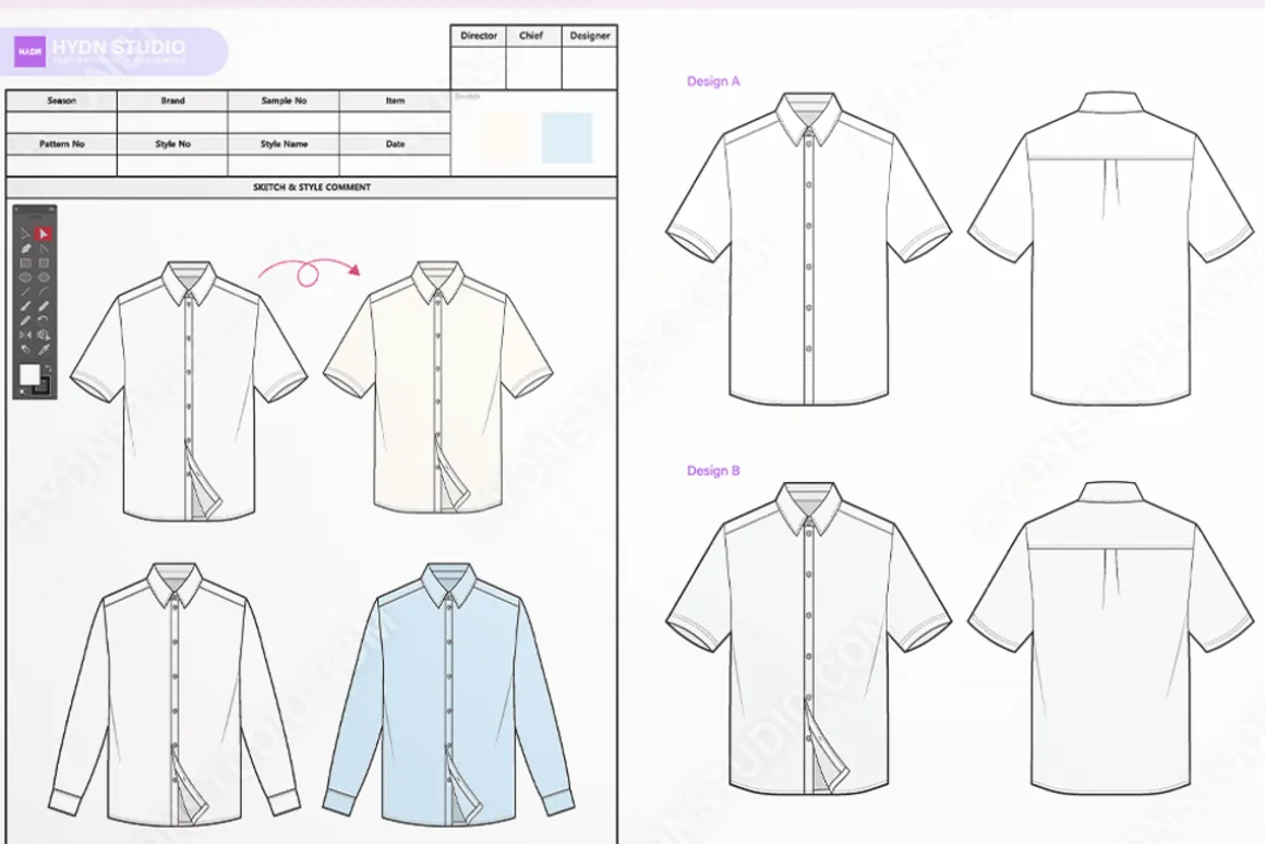 Vector Shirt Design Set