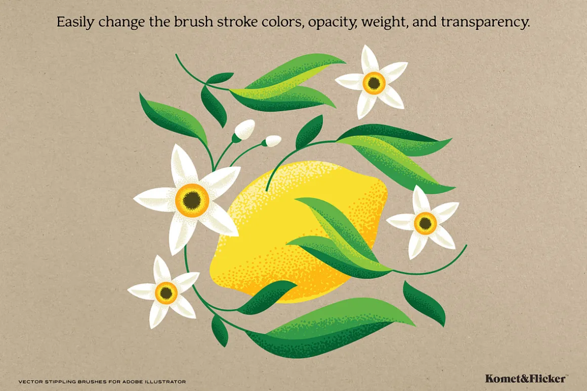 Vector Stippling Brushes