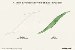 Vector Watercolor Brushes
