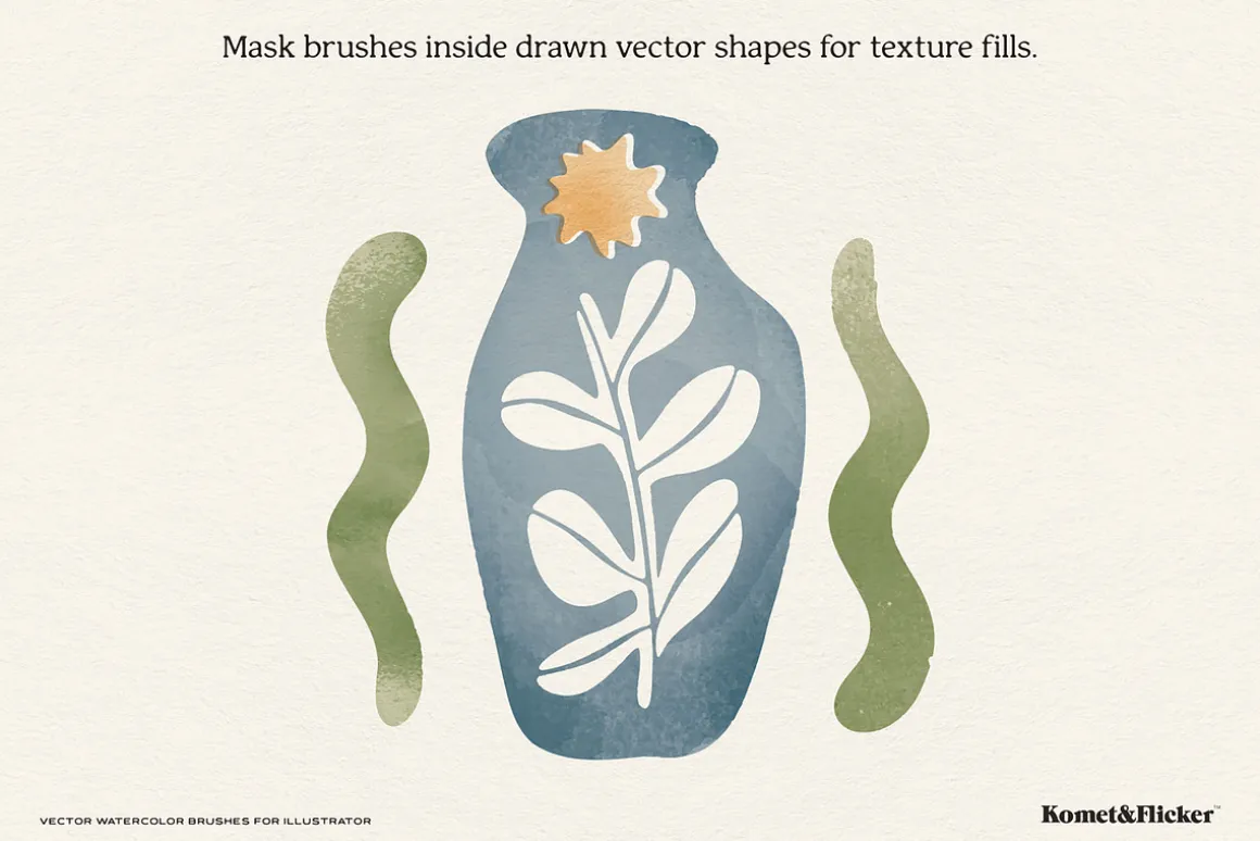 Vector Watercolor Brushes