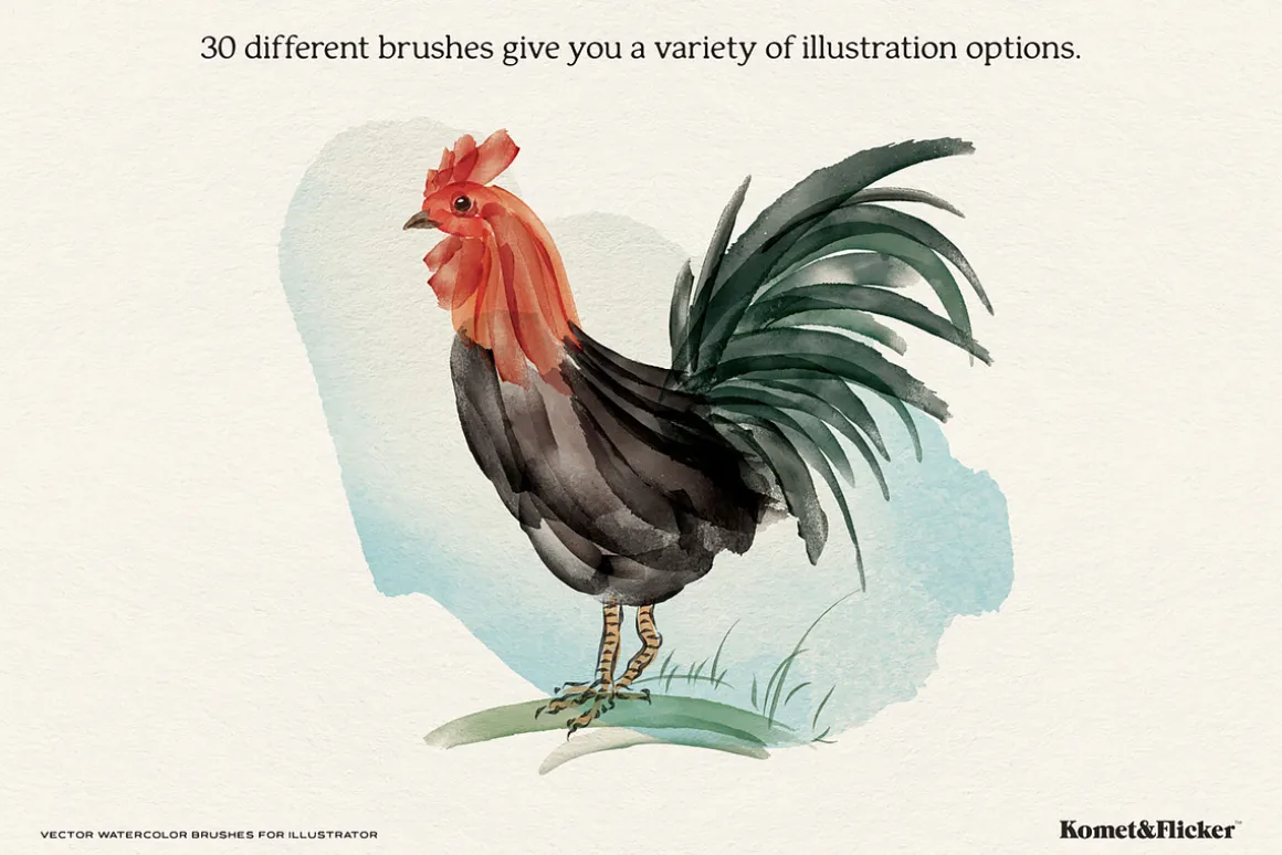 Vector Watercolor Brushes