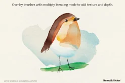 Vector Watercolor Brushes