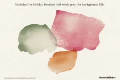Vector Watercolor Brushes