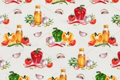 Vegetables illustrations kit