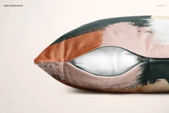 Velvet Cushion Cover Mockup Set
