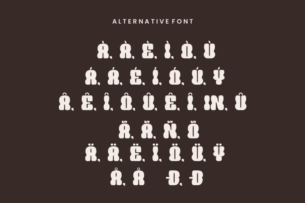 Vibes Bloze - Groovy Font