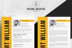 Vibrant Resume Template for Creative