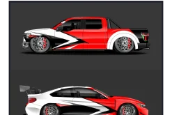 Vibrant Vehicle Wrap Designs