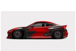 Vibrant Car Wrap Design