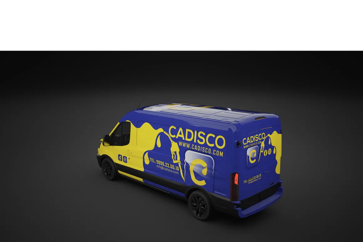 Vibrant Van Design Template
