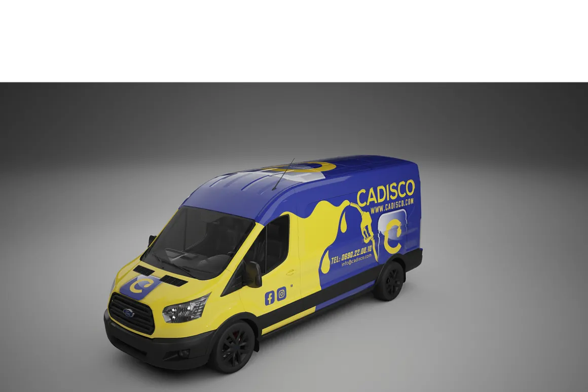 Vibrant Van Design Template