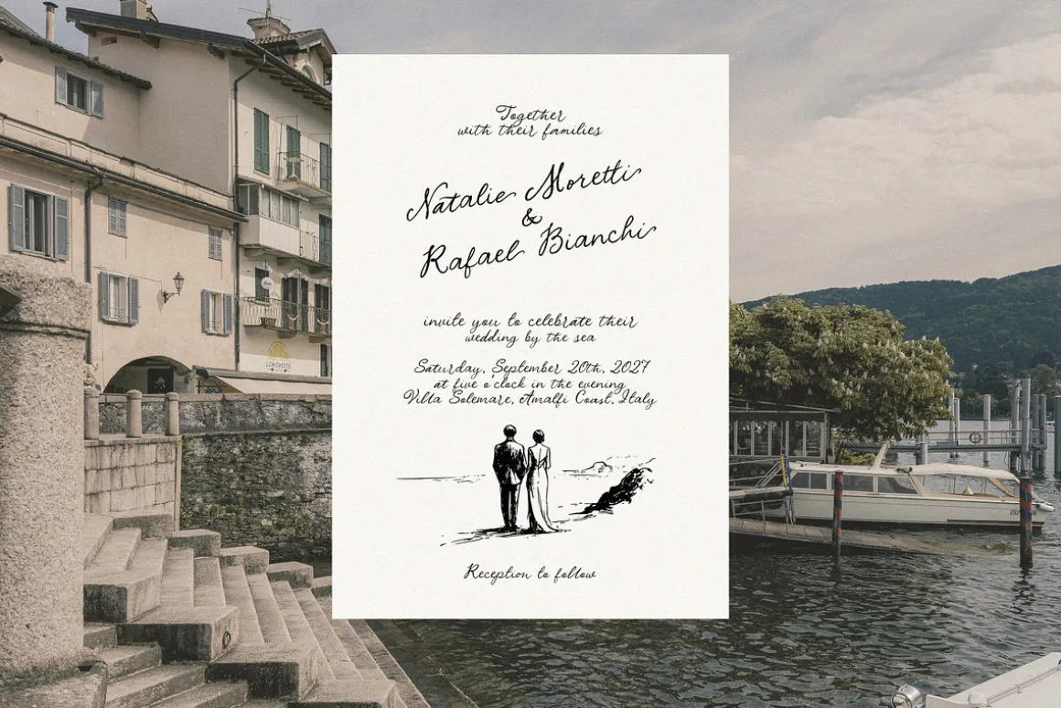 Villa al Mare | Vintage Script Font