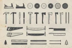 Vintage Carpentry Emblems part 2