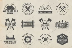Vintage Carpentry Emblems part 2