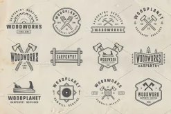 Vintage Carpentry Emblems part 2