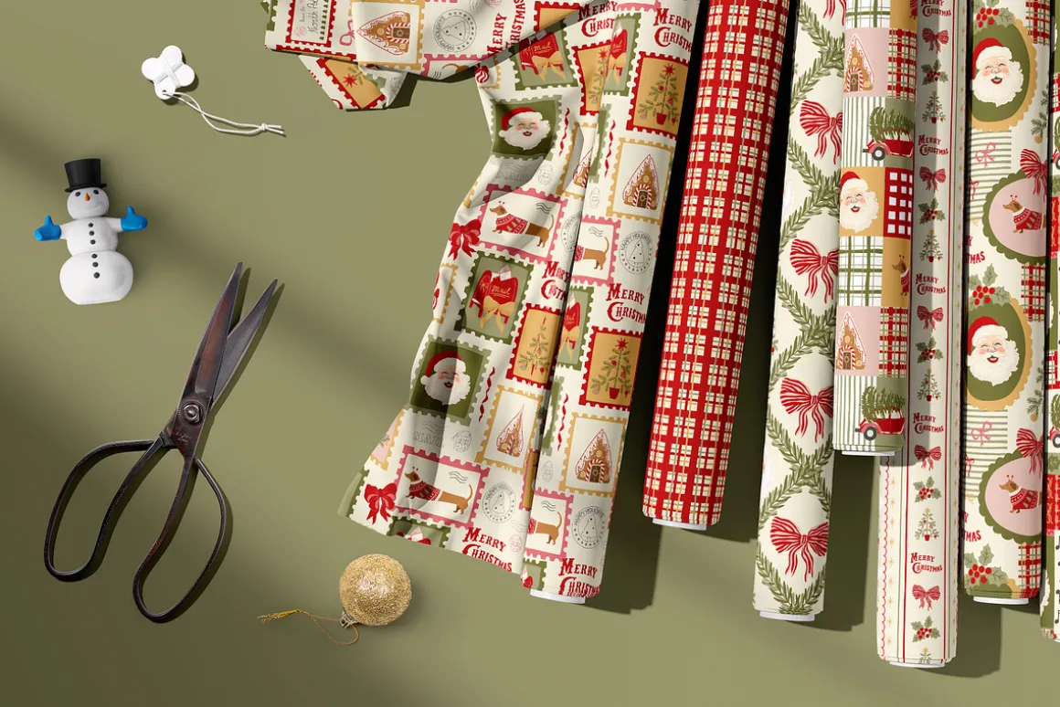 Vintage Christmas patchwork
