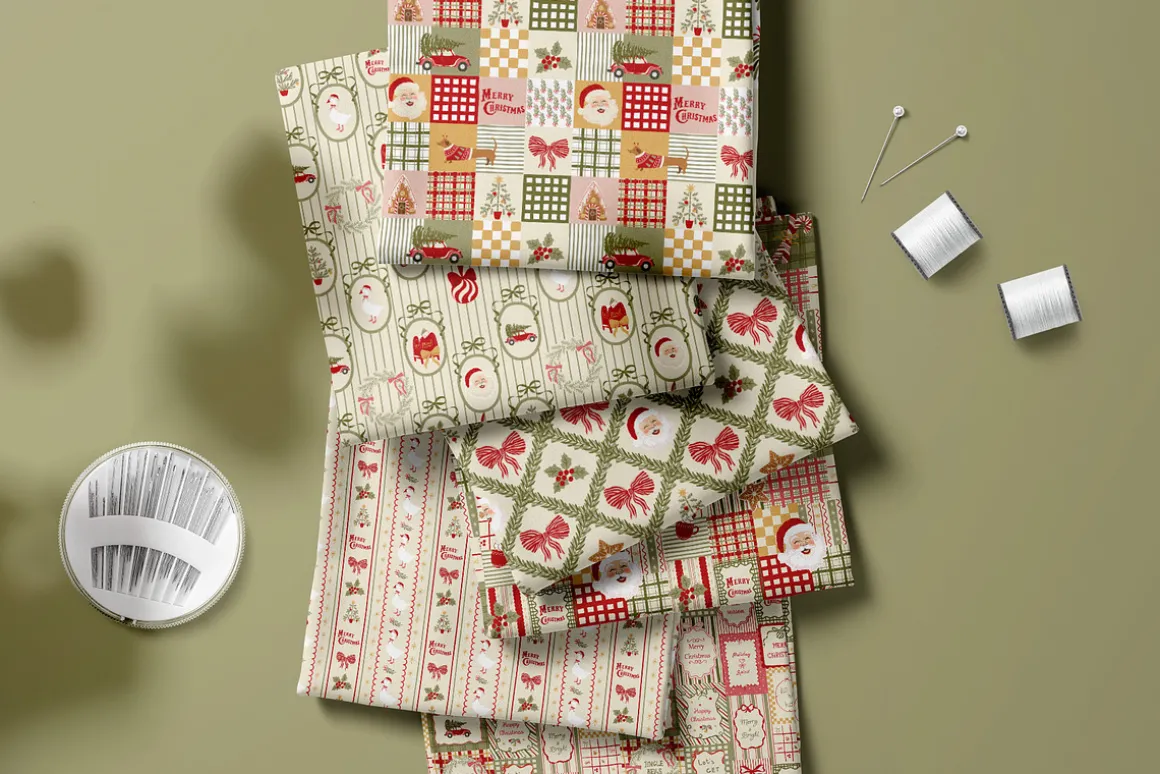 Vintage Christmas patchwork